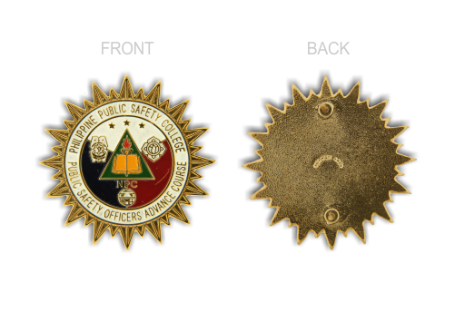 Public Safety Officers Advance Course ( PSOAC ) Pin – Suarez Arts