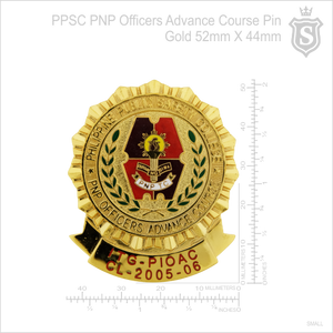 PPSC PNP Officers Advance Course Pin