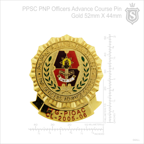 PPSC PNP Officers Advance Course Pin
