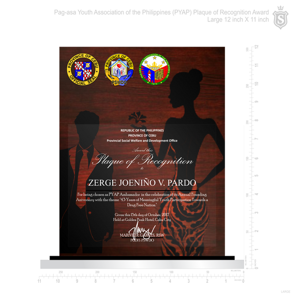 PYAP - PSWDO Plaque