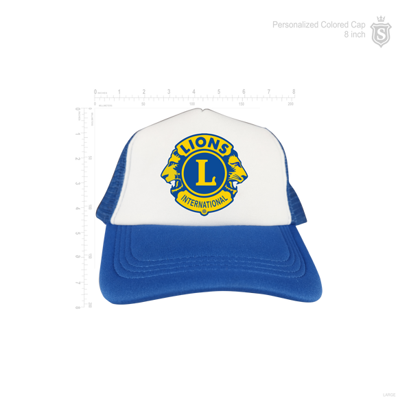 Personalized Colored Cap 8 inch