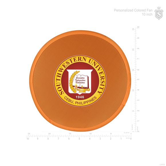 Personalized Colored Fan 10 inch
