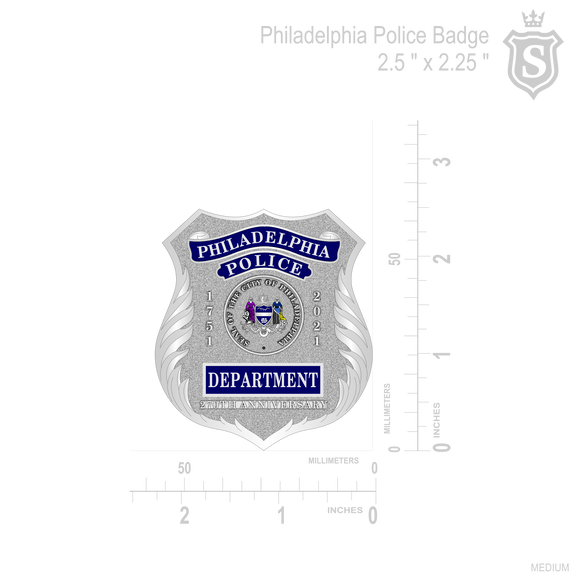 Philadelphia Police  Badge