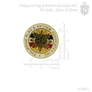 Philippine Flag & Anthem Advocates Inc.Pin