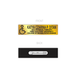 Cebu Doctors' University (CDU) College of Rehabilitative Science Physical Therapy Nameplate