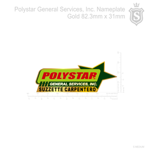 Polystar Nameplate