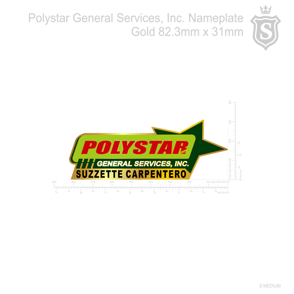 Polystar Nameplate