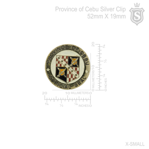Province of Cebu Cuff Links Silver 20mm