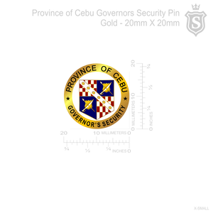 Province of Cebu Governor's Security Pin