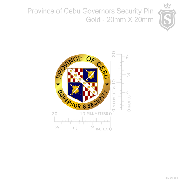 Province of Cebu Governor's Security Pin