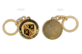 Province of Cebu Official Seal Keychain Gold 32mm