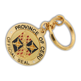 Province of Cebu Official Seal Keychain Gold 32mm