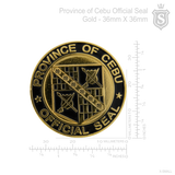 Province of Cebu Official Seal Gold 36mm