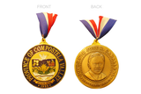 Province of Compostela Valley Leadership Award Gold 3 inch