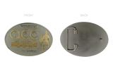 QCC 160 Finisher Race Buckle 3.5 x 2.5 inch 2 Tone
