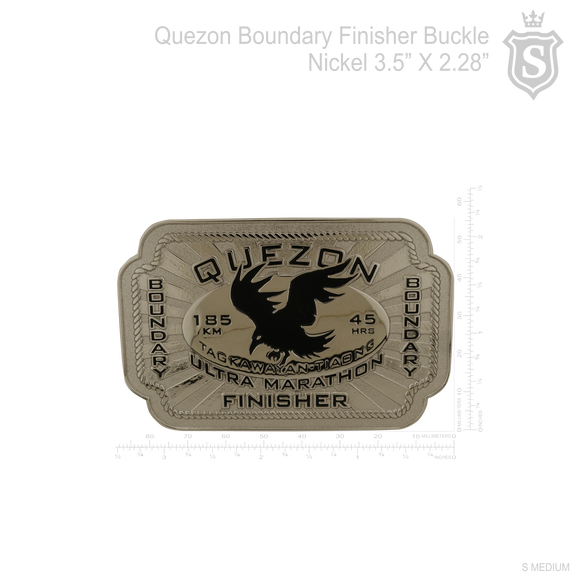 Boundary Quezon Ultramarathon Race Buckle