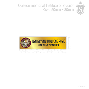 Quezon Memorial Institute of Siquijor Nameplate