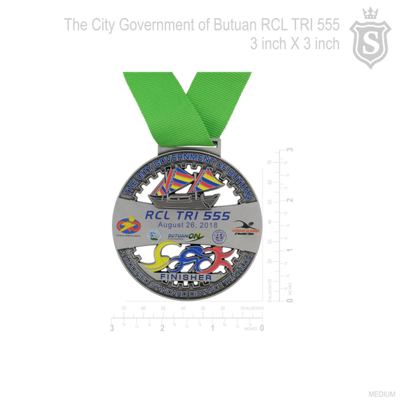 The City Government of Butuan RCL TRI 555 Medal