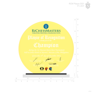 RCM PLAQUE 2021