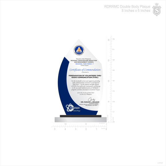 RDRRMC Plaque