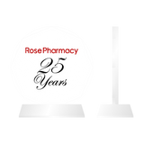 Rose Pharmacy crystal style and normal Tenured Plaque
