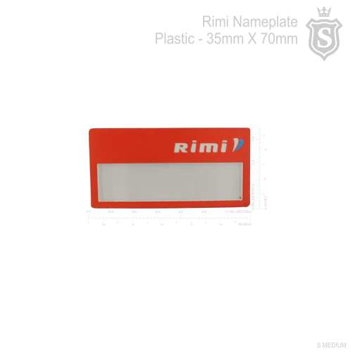 Rimi Nameplate