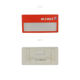 Rimi Nameplate