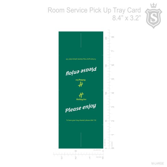 HOLIDAY INN ROOM PICK UP TRAY