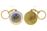 Royal Christian College Keychain Gold 38mm