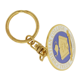 Royal Christian College Keychain Gold 38mm