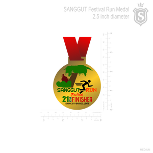 Sanggut Run 21k Finisher's Medal