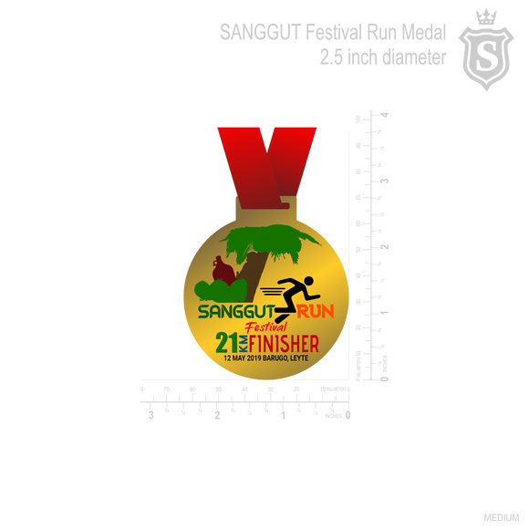 Sanggut Run 21k Finisher's Medal