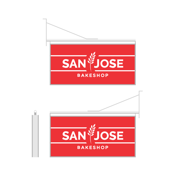 Double Face Panaflex Signage