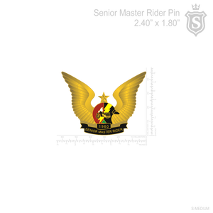 Senior Master Rider Pin
