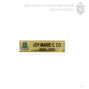 Holy Name University Nameplate - BEED-SPED