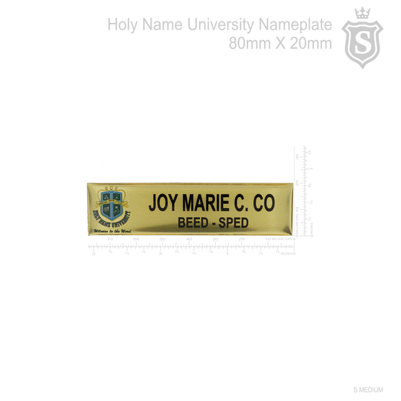 Holy Name University Nameplate - BEED-SPED