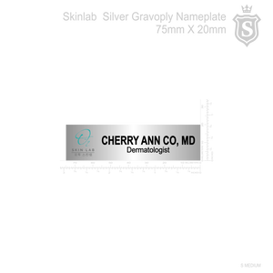 Skin Lab Nameplate