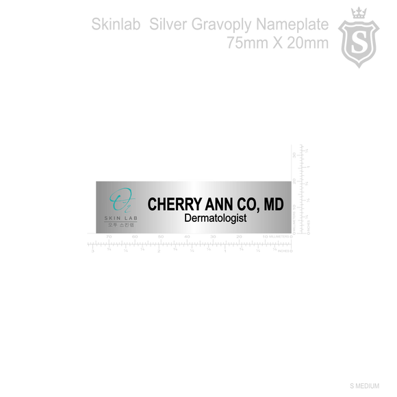 Lab Nameplate Skin Lab Nameplate – Suarez Arts