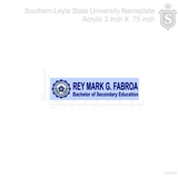 Southern Leyte State University Nameplate