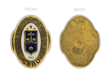 Saint Theresa's College (STC) Oval Pin Gold
