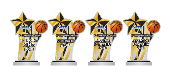 Star Design Sports Plaque