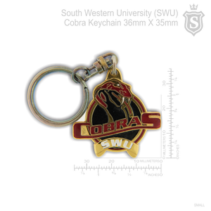 South Western University (SWU) Cobra Keychain Gold 36mm