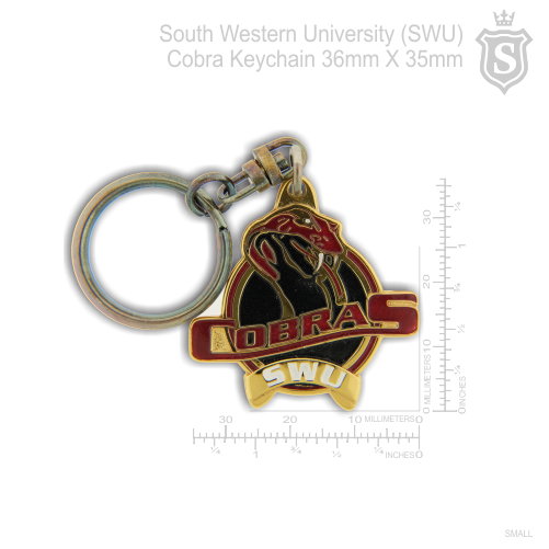 South Western University (SWU) Cobra Keychain Gold 36mm