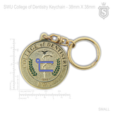 South Western University (SWU) College of Dentistry Keychain Gold 38mm