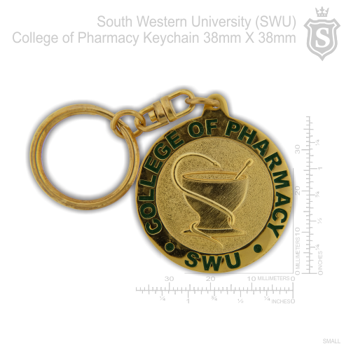 South Western University (SWU) College of Pharmacy Keychain