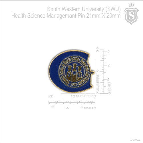 South Western University (SWU) Health Science Management Pin