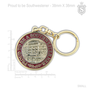 South Western University (SWU) Proud to be Southwestener Keychain Gold 38mm