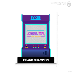 SYKES LEVEL UP PLAQUE