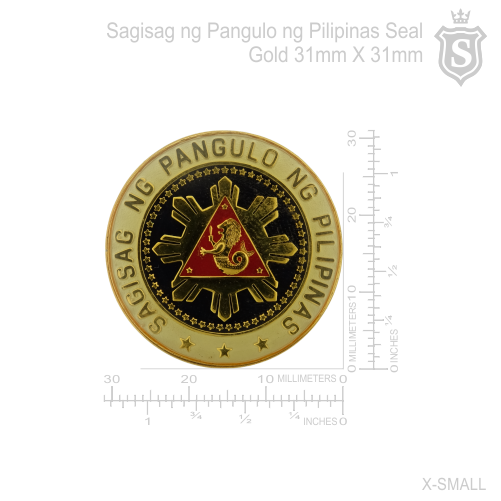 Sagisag ng Pilipinas Seal Big with Plastic Coat Gold