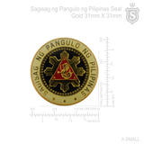Sagisag ng Pilipinas Seal Big with Plastic Coat Gold
